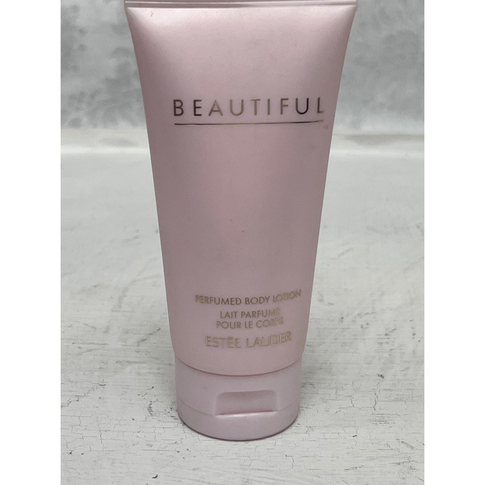Estee Lauder Beautiful Perfumed Body Lotion 2.5 oz 75ml Travel Size Pink Tube